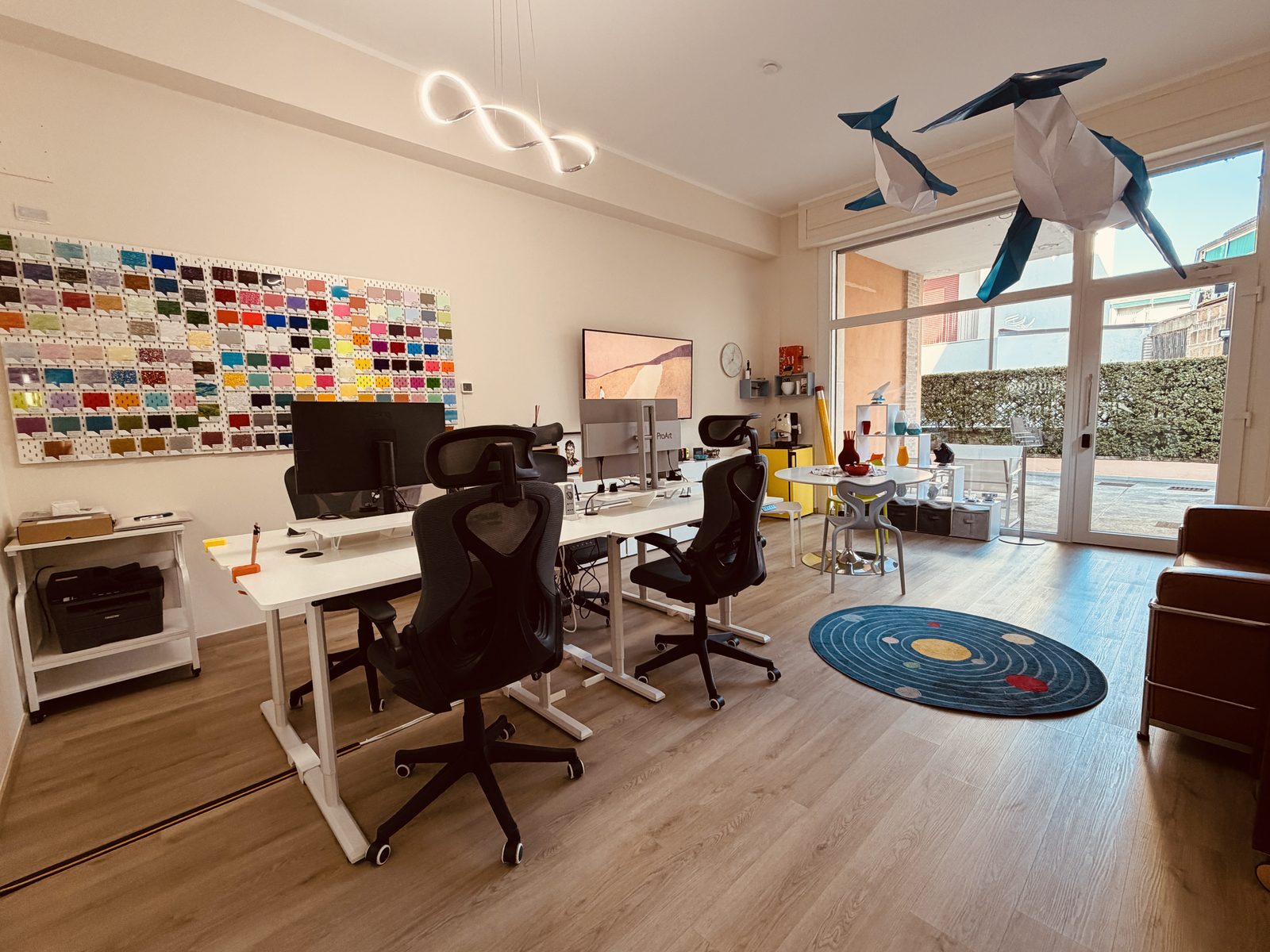 Lo spazio coworking dello studio